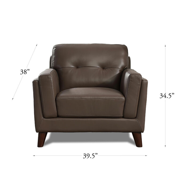 Huntington Top Grain Leather Chair