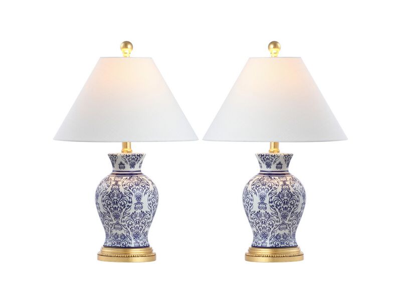 Xia Ceramic/Iron Classic Modern LED Table Lamp
