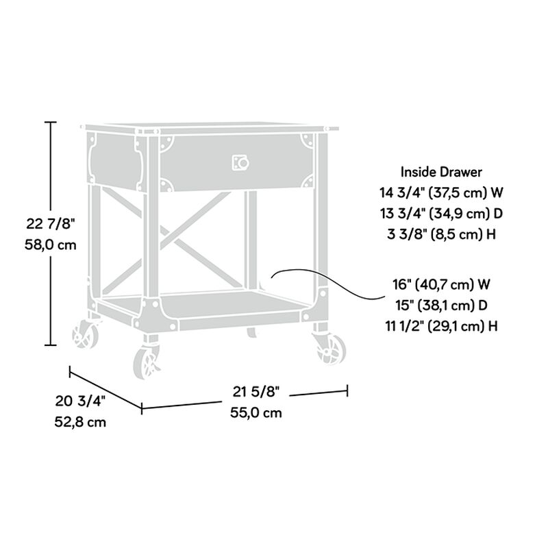 Steel River Side Table