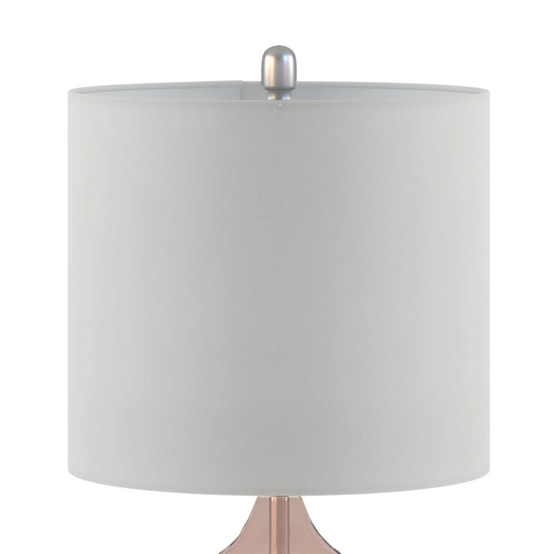Ellipse Curved Glass Table Lamp, Set Of 2
