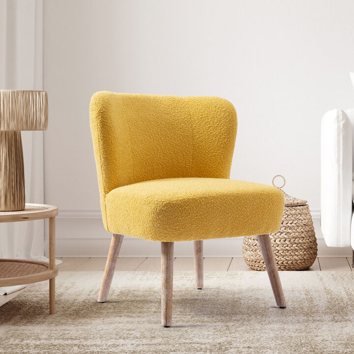 WestinTrends 25" Wide Upholstered Boucle Accent Chair