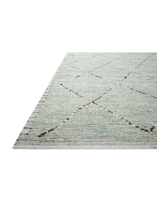 Anissa ANI02 Sky/Charcoal 18" x 18" Sample Rug