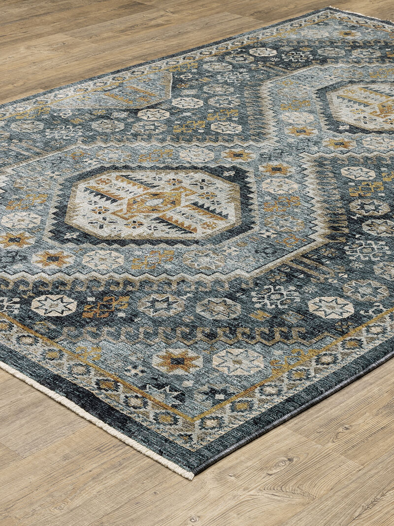 Aberdeen 3'3" x 5' Blue Rug