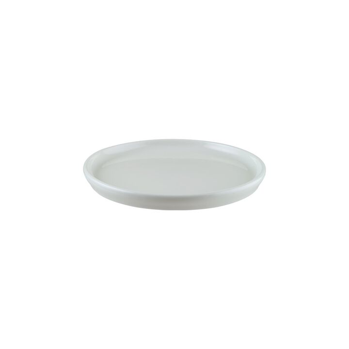 Hygge dia.11" Round White Porcelain Plate