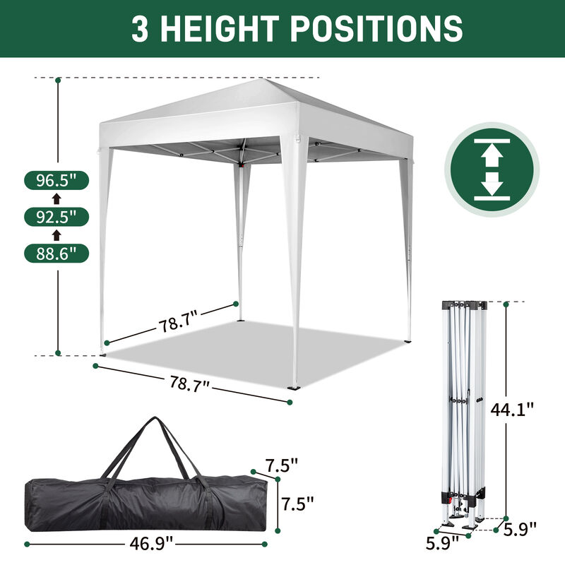 Large Outdoor Canopy with Reinforced Frame, Ideal for Camping & Backyard Events