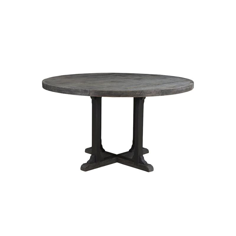 Taran Designs Reed 54 Round Solid Wood Dining Table