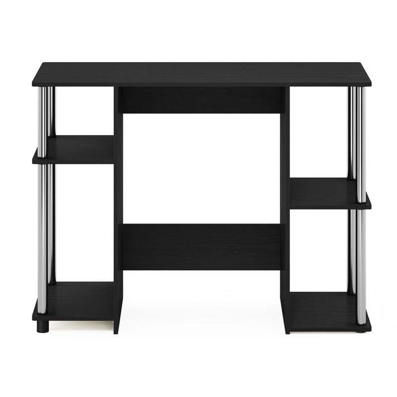 Furinno Furinno 15112 JAYA Compact Computer Study Desk  Americano  Stainless Steel Tubes