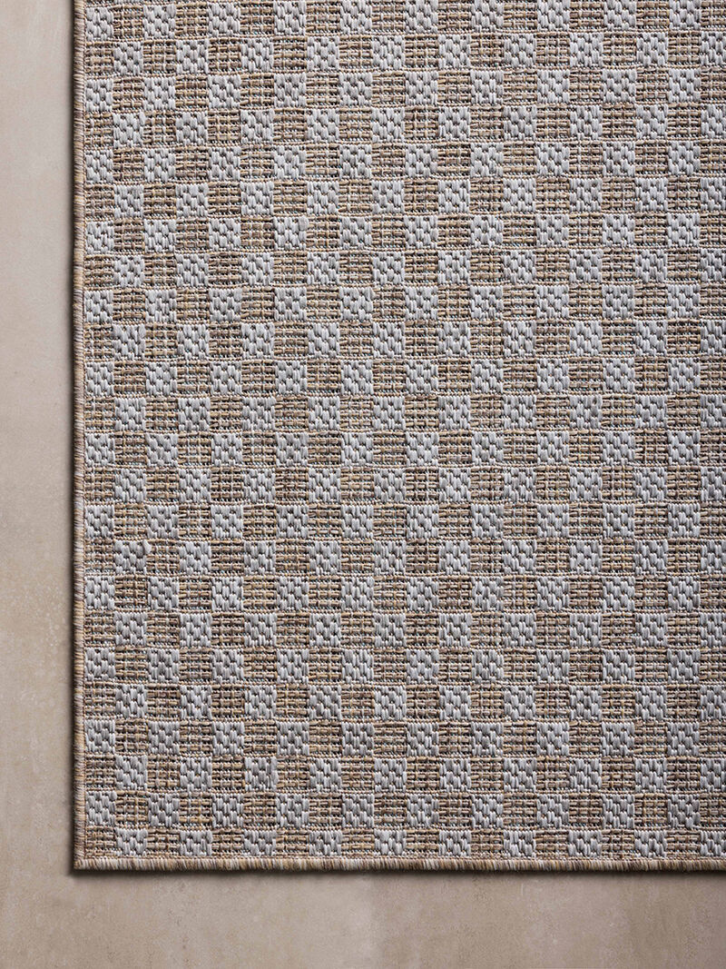 Topanga Natural/Silver 3'11" x 5'11" Accent Rug by Amber Lewis x Loloi