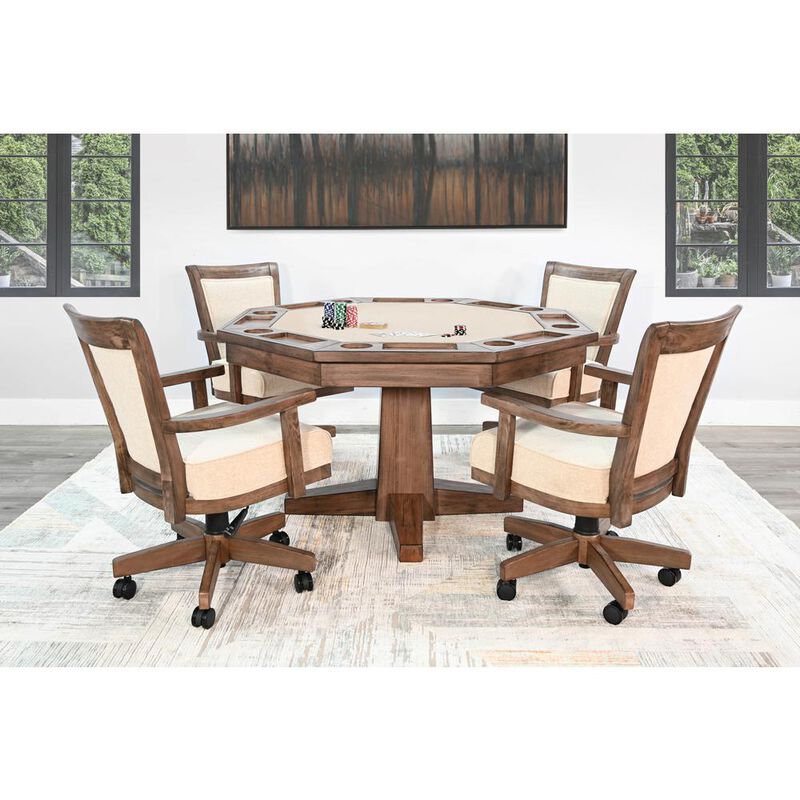 Sunny Designs Reversible Game and Dining Poker Table