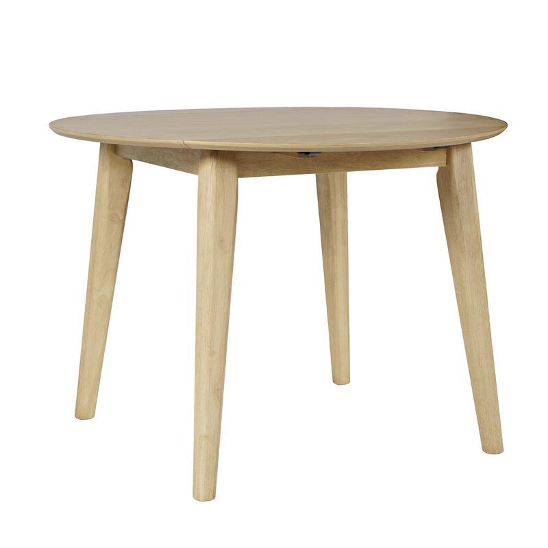 Jofran Percy 42 Contemporary Round Drop-Leaf Dining Table