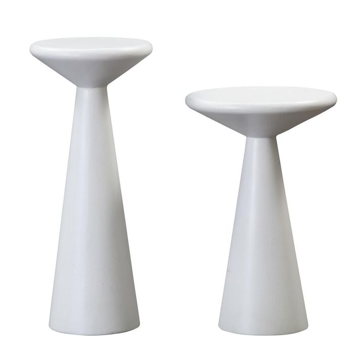 Belen Kox Minimalist Concrete Accent Tables - Set of 2, Belen Kox