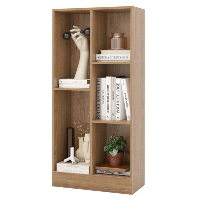 41 Inches 5-Cube Floor Bookcase with 2 Anti-Tipping Kits