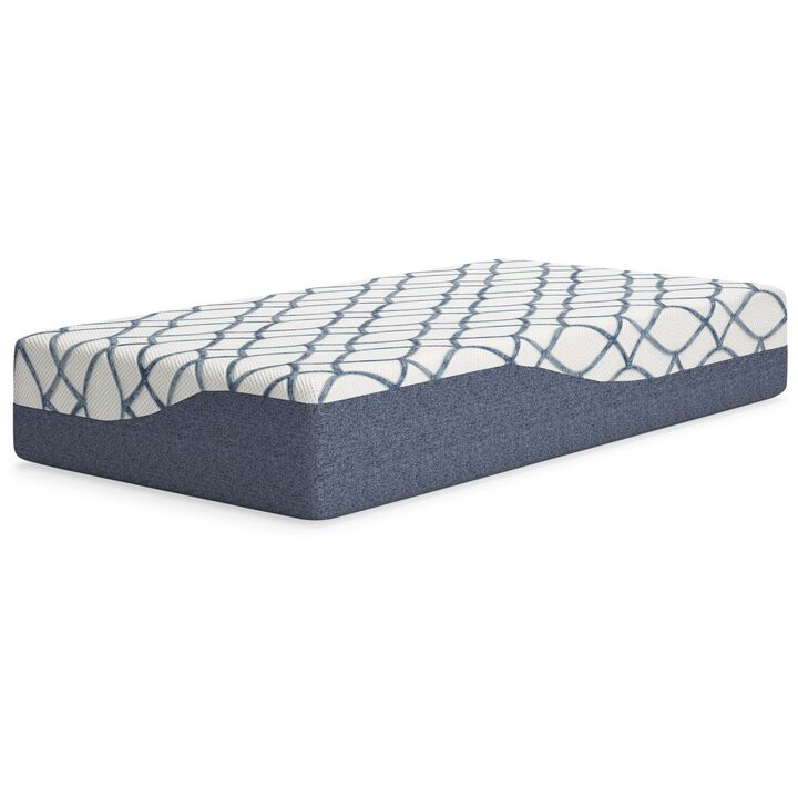 Himy Twin Mattress, High Density Memory Foam, 12 Inch Cool Comfort - Benzara