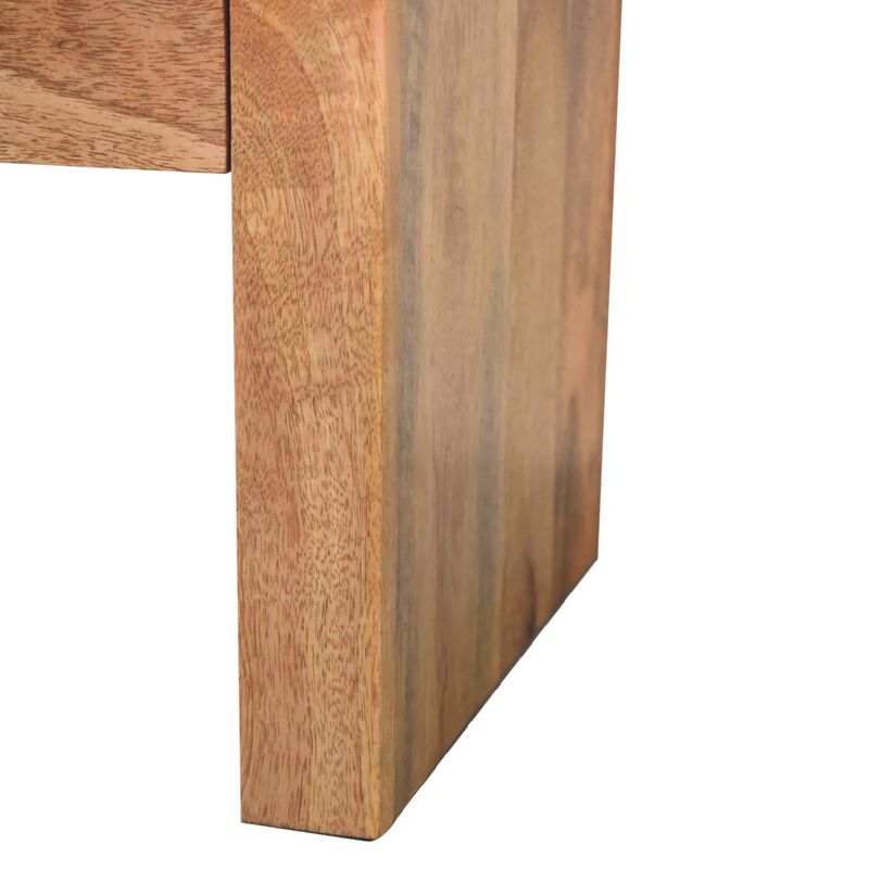 Chestnut Prism Solid Wood 2 Drawers  NightStand