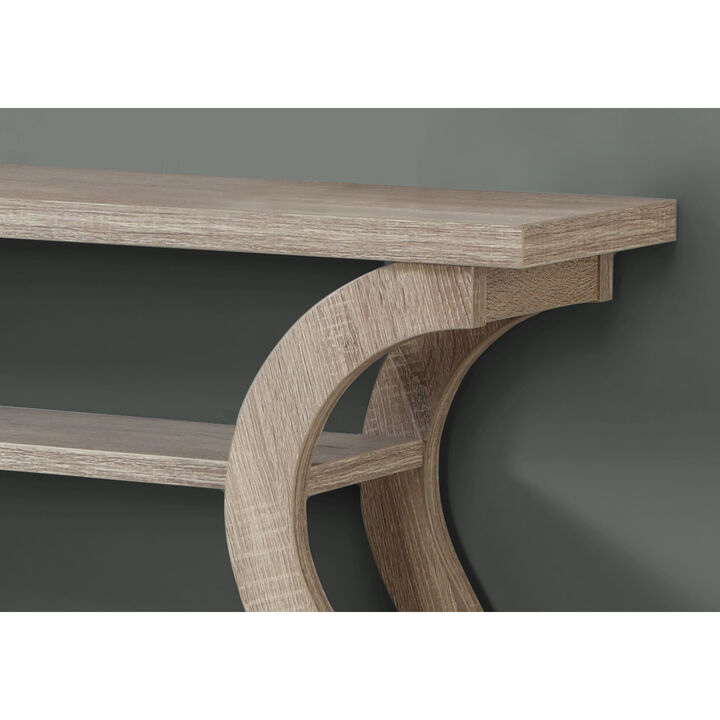 Monarch Specialties I 2446 Accent Table, Console, Entryway, Narrow, Sofa, Living Room, Bedroom, Laminate, Brown, Contemporary, Modern