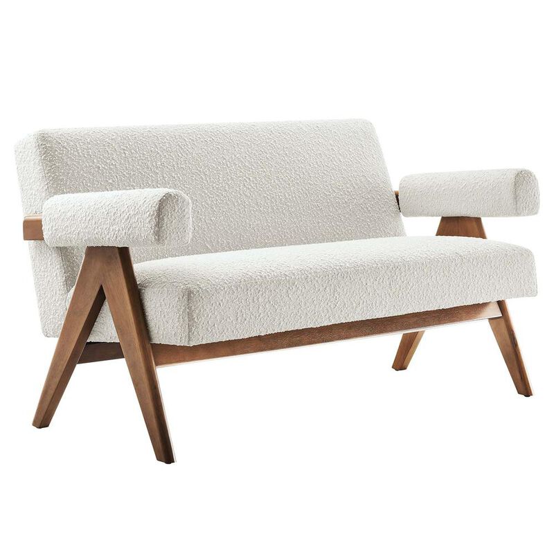 Modway Lyra Boucle Fabric Loveseat