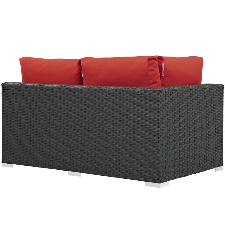 Modway - Sojourn Outdoor Patio Sunbrella® Left Arm Loveseat