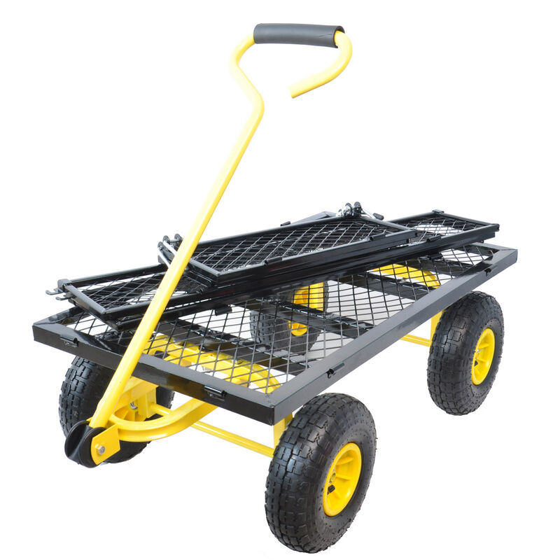 Wagon Cart Garden Cart Trucks Make It Easier To Transport Firewood 0002