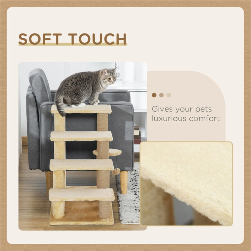 Cat Tree Multi-Level Tower with Scratching Posts, Perches, and Play Areas for Cats
