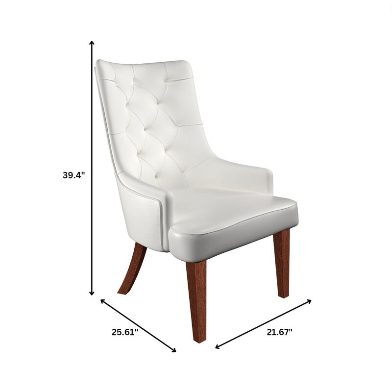 Leisuremod Spruce Collection Modern Wooden Dining Chair in Charcoal Grey