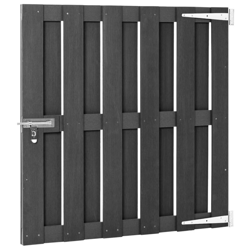 vidaXL Garden Gate WPC 39.4"x39.4" Gray