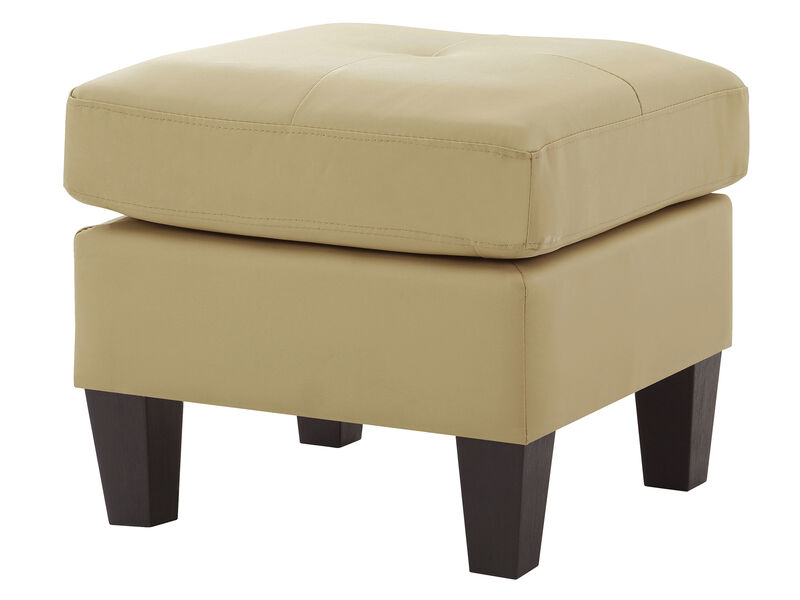 Newbury Faux Leather Upholstered Ottoman