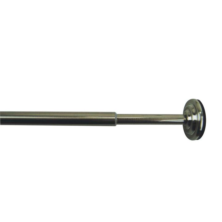 Versailles 1/2" Diameter Mini Tension Rod - 36x54", Brushed Nickel