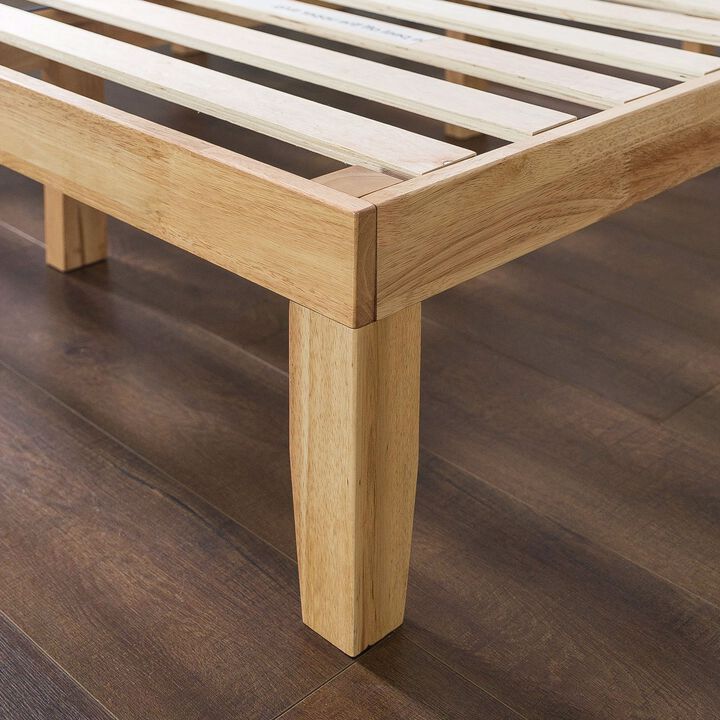 Solid Wood Platform Bed Frame for Modern and Classic Bedroom Styles
