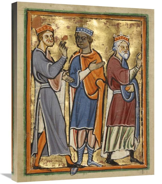 The Magi Approaching Herod-Canvas Art-22x28
