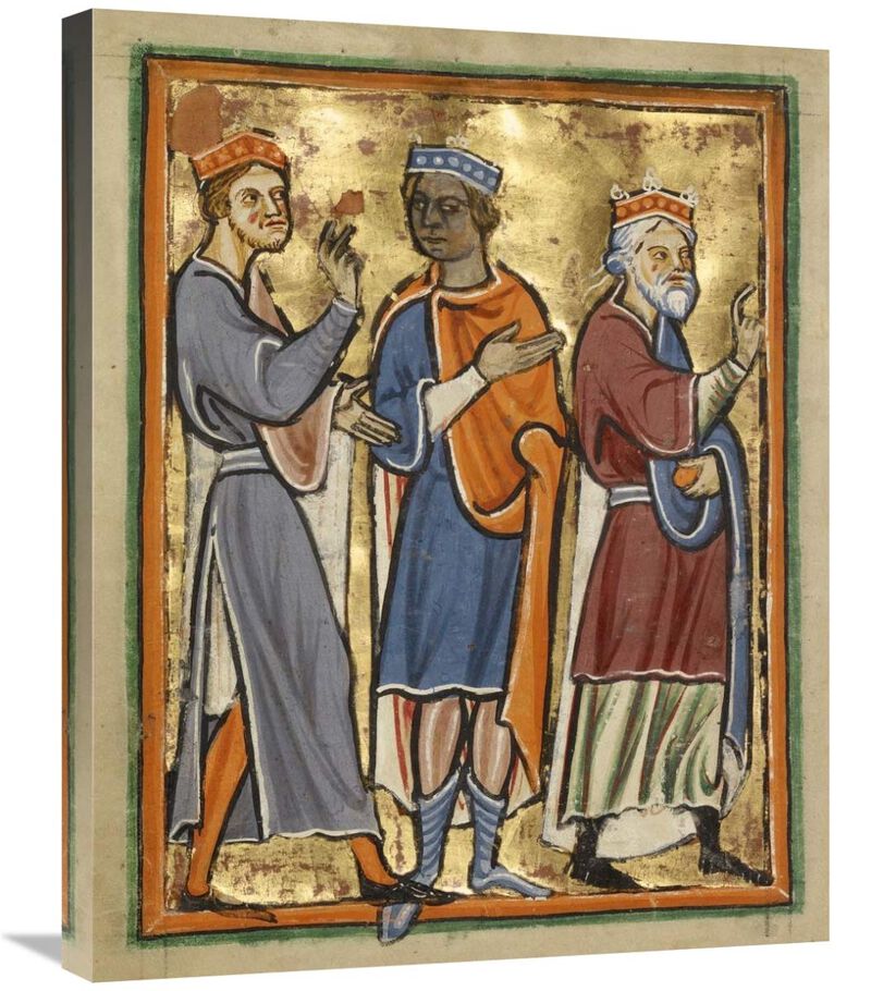 The Magi Approaching Herod-Canvas Art-22x28