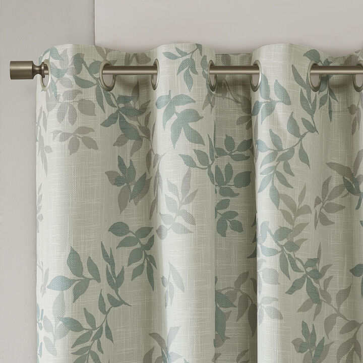Gracie Mills Elowyn Botanical Blackout Curtain Panel - 50x84"