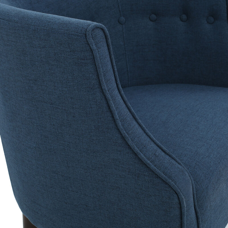 Merax Upholstered Barrel Chair Living Room Furniture