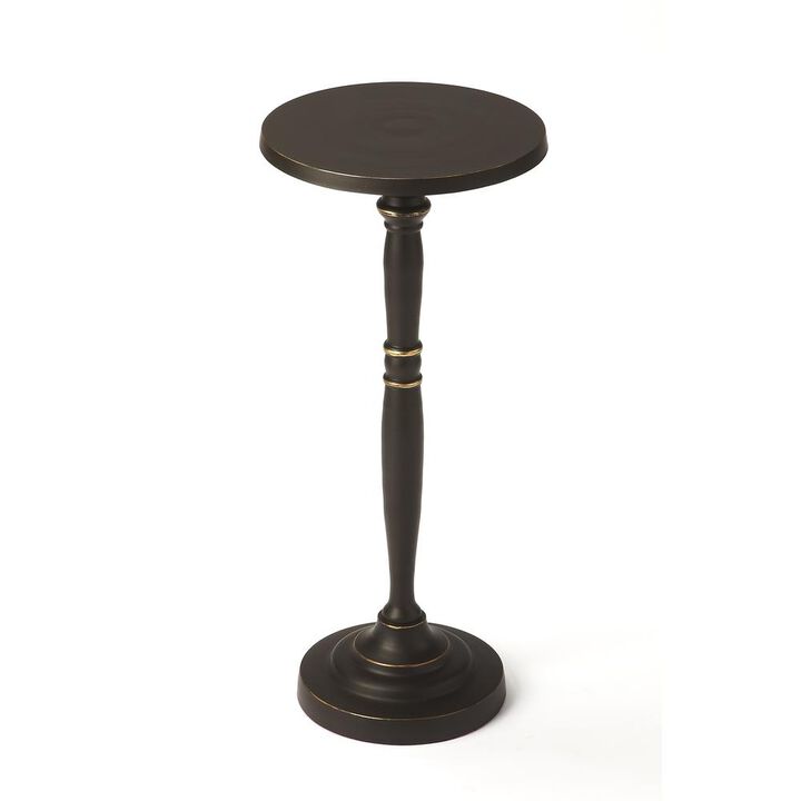 Black Metal End Table, Belen Kox
