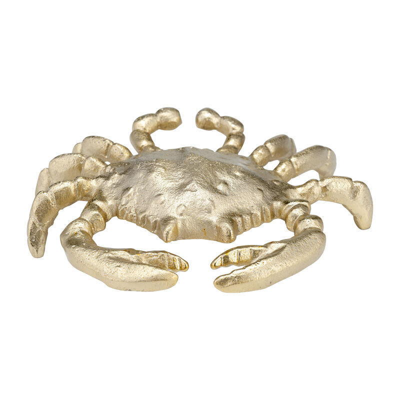 Gold Metal Crab Figurine