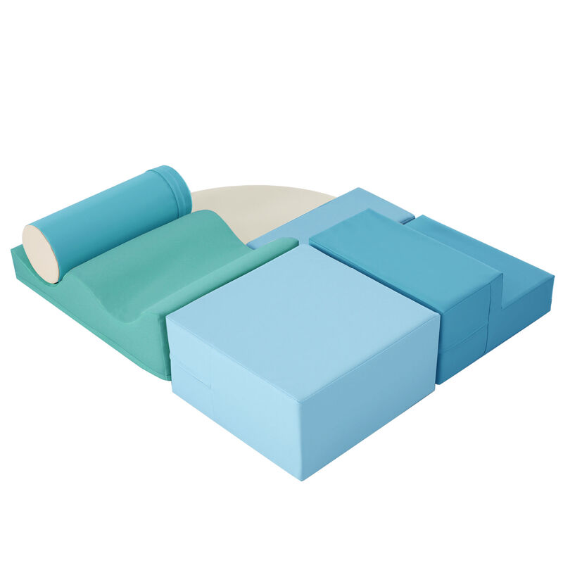 Merax Soft Climb and Crawl Foam Kids Playset 6 in 1