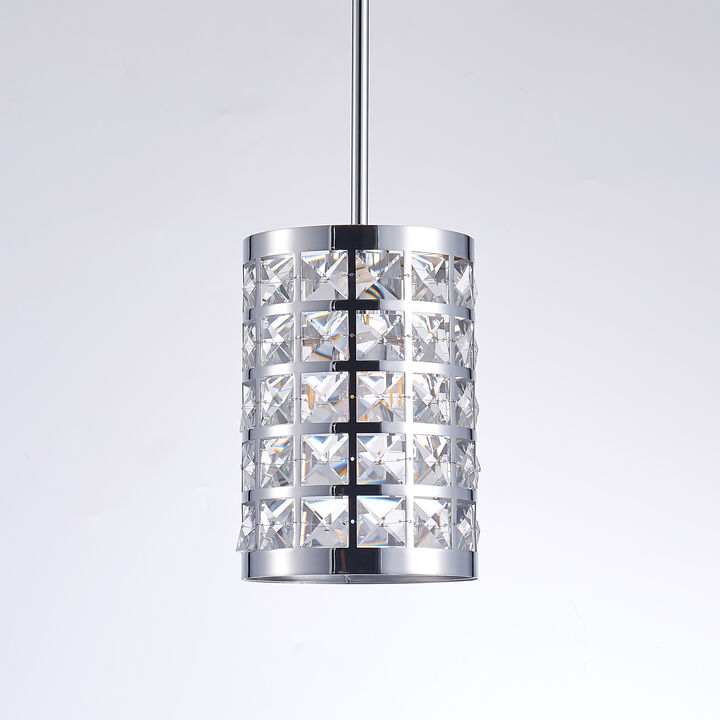 Pasargad Home Hermoza Collection Metal & Crystal Pendant Lights