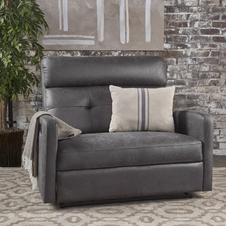 Merax  Tufted Recliner Loveseat Sofa Chair