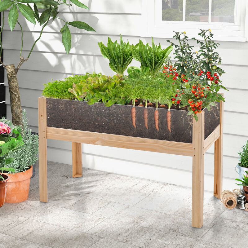 Wooden Raised Garden Bed
