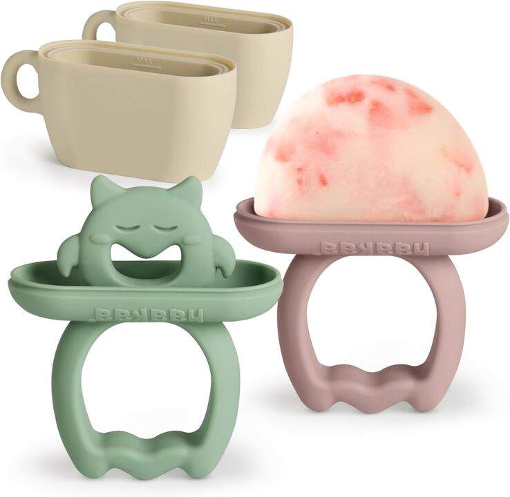 Silicone Popsicle Molds for Soothing Baby Teething with Breastmilk
