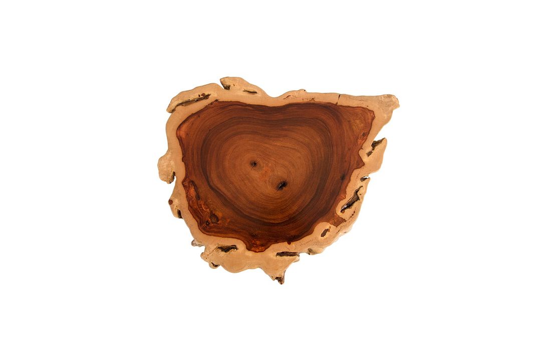 Burled Side Table