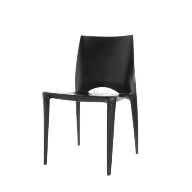Commerical Seating Products Black Crescent Dining Chairs