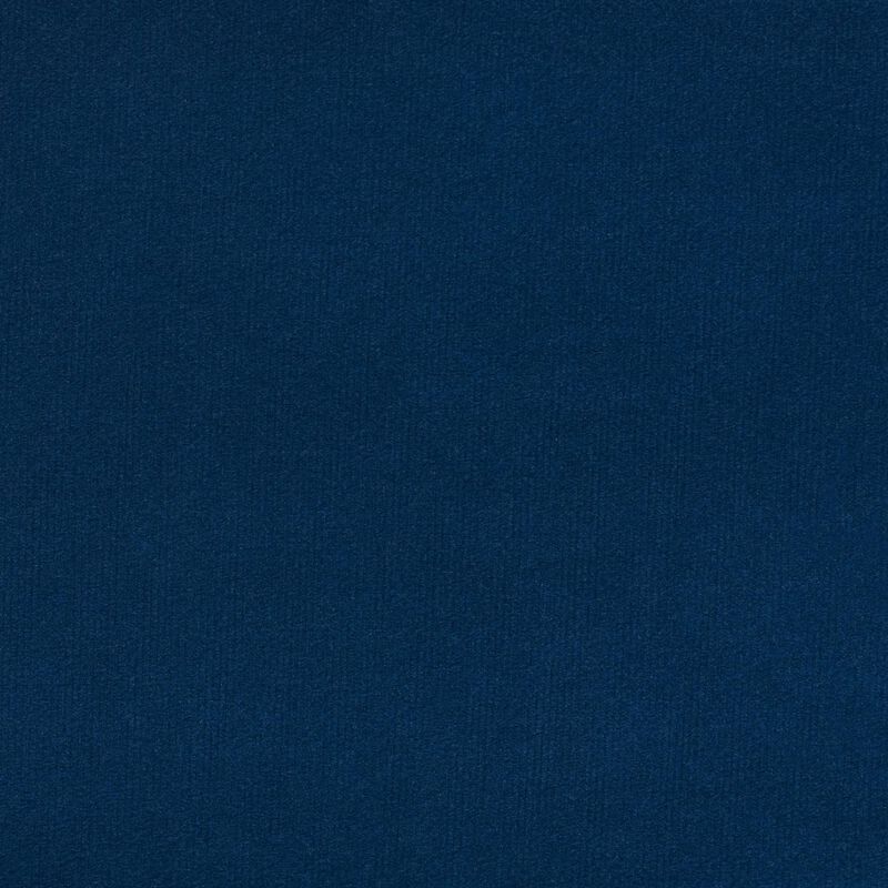Baxton Studio Payne Modern Glam Navy Blue Velvet and Dark Brown Wood Queen Bed