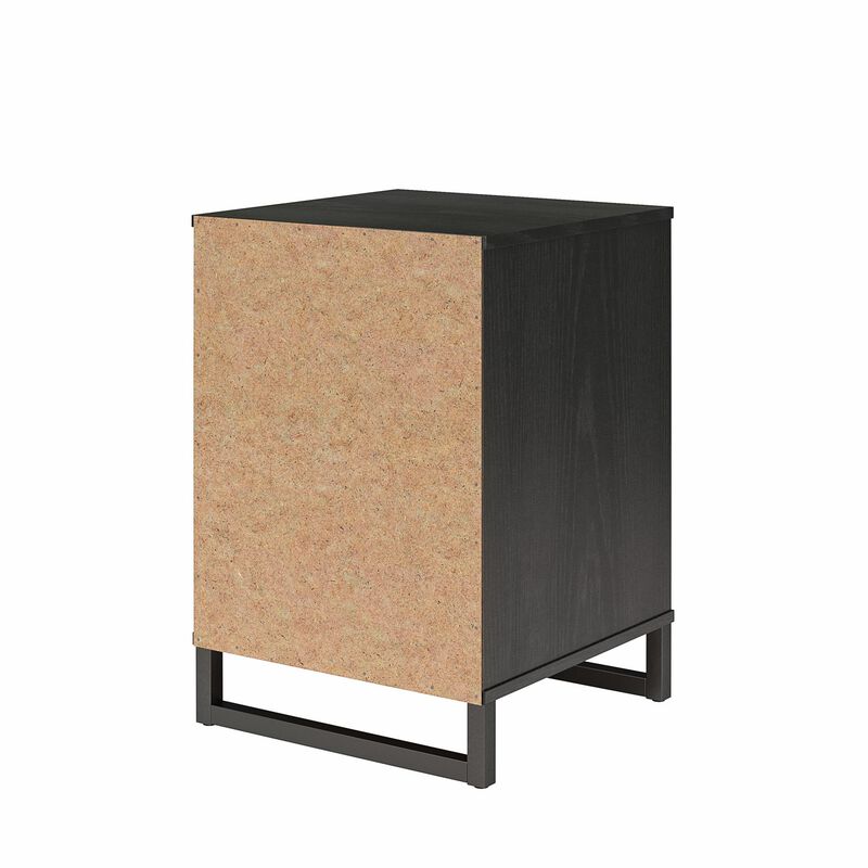 Ameriwood Home Monterey Nightstand, Black Oak