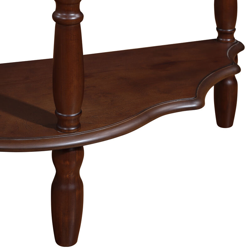 Merax Retro Console Table with 1 Open Shelf