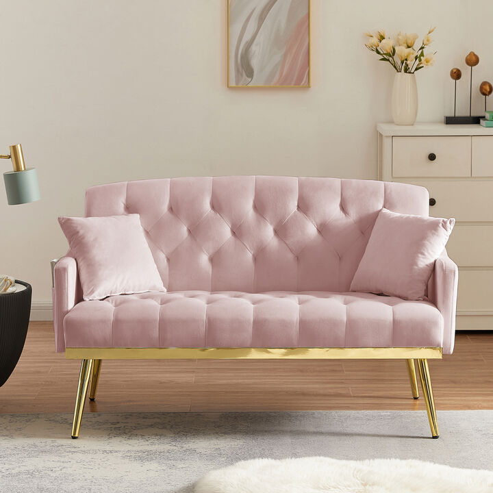 Pink 2 Seater Sofa