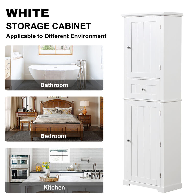 Merax Freestanding Storage Cabinet Bathroom Cabinet