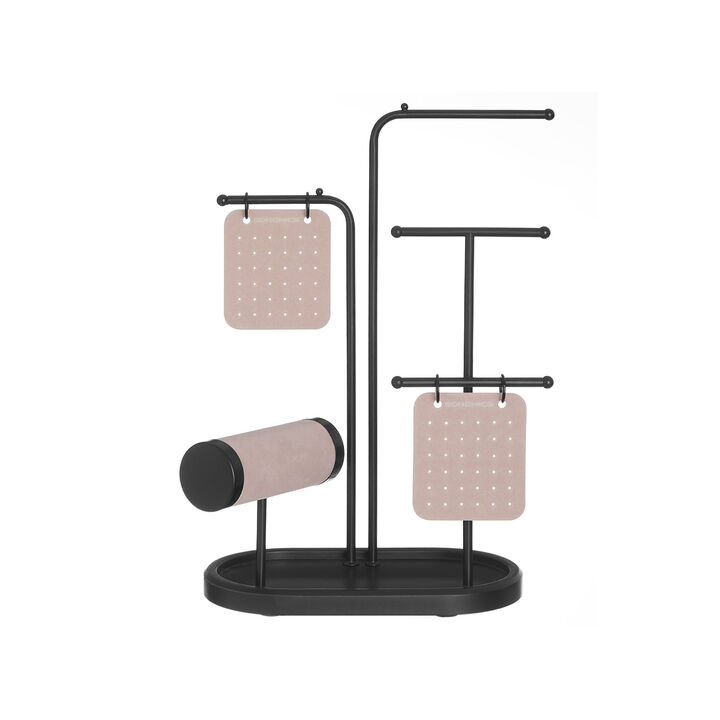 Jewelry Stand with 4 Hanging Rods