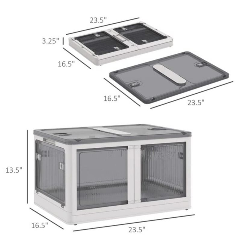Storage Bins – Durable and Stackable Organizers for Home, Garage, or Office