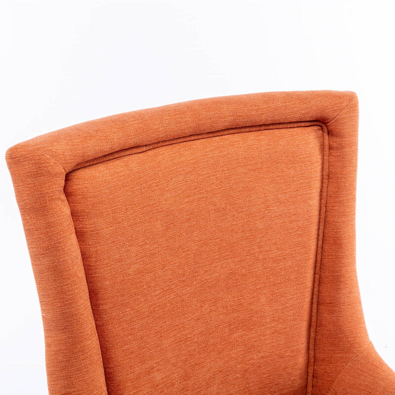 Set of 2 Ultra Side Dining Chairs, Orange