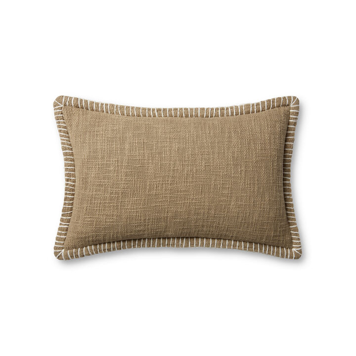 PLL0109 Taupe 13''x21'' Down Pillow
